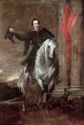 Anton Giulio Brignole-Sale on Horseback
